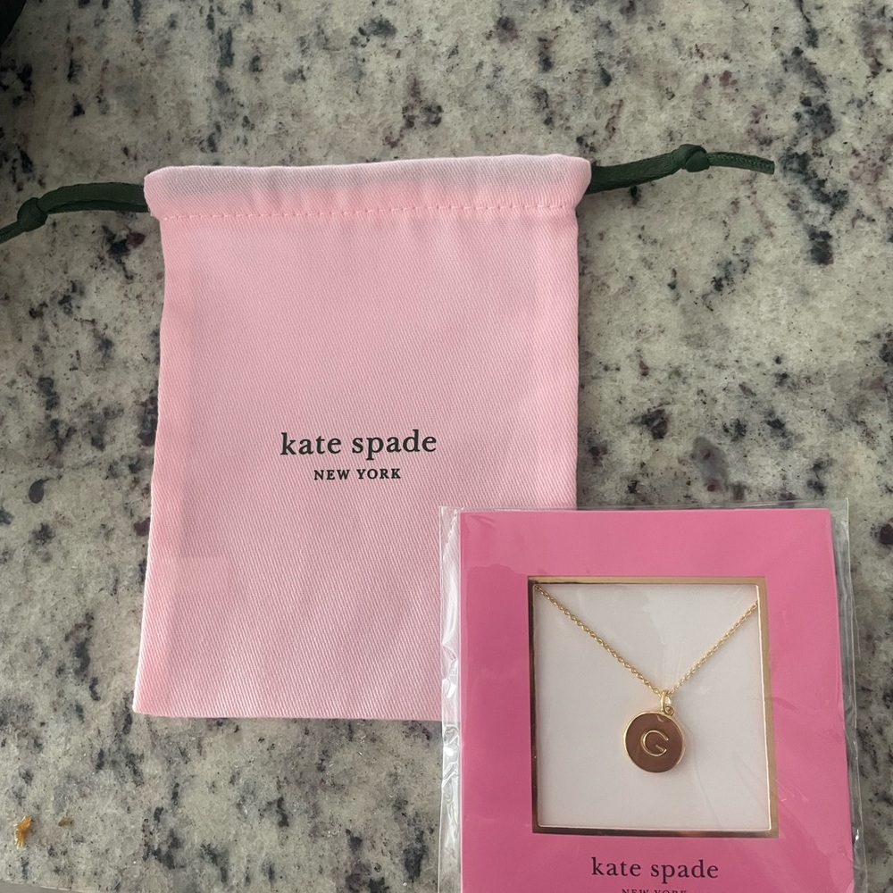Kate Spade Gold Pendant Necklace